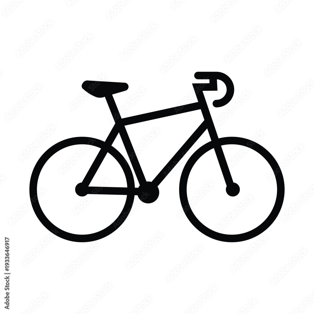 Obraz premium Bicycle Icon Vector Illustration