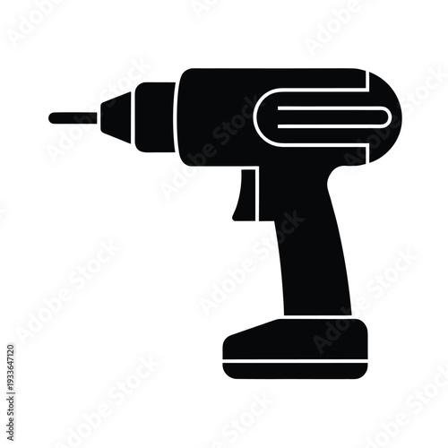 Drill Machine Icon Vector Illustration