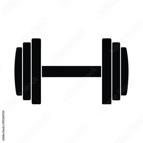 Dumbbell Icon Vector Illustration