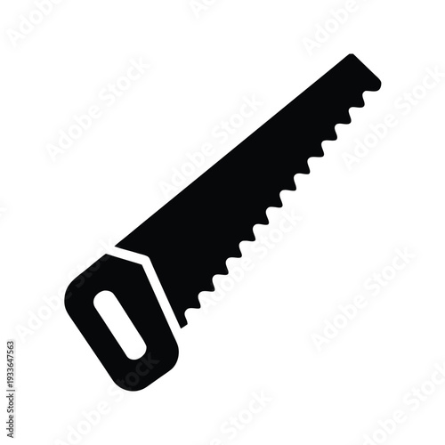 Hand Saw Icon Vector Illustration