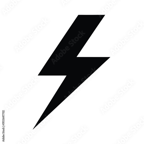 Free Download Lightning Bolt Icon Vector Illustration - GFXLoad