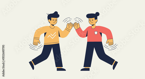 Two people greeting each other with a fist bump gesture in a friendly manner outdoors on a casual day