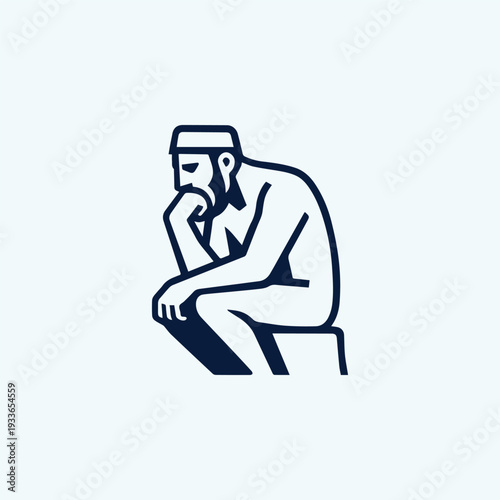 Thinker Philosopher Logo