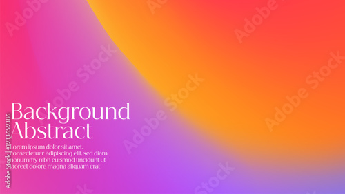 Vibrant Sunset Mesh Gradient Background with Warm Pink and Orange Fluid Transitions