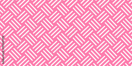 Abstract wall seamless structure pattern square overlap pink gradient stripes wall wallpaper decoration maze textile paper triangle background.