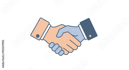 Business Partnership Handshake Icon