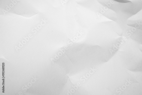 White Paper Texture background. Crumpled white paper abstract shape background with space paper for text