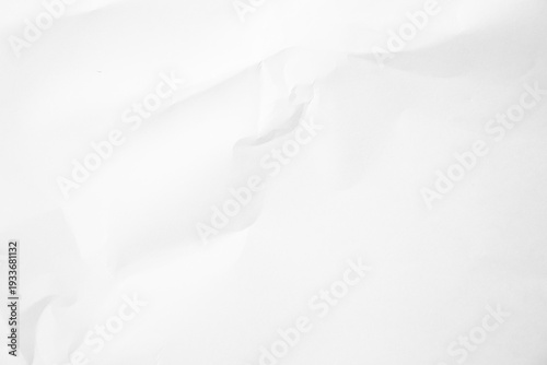 White Paper Texture background. Crumpled white paper abstract shape background with space paper for text