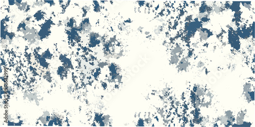 Abstract background with mottled blue and gray shapes on white