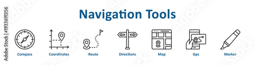 -Navigation Tools icon banner and collection
