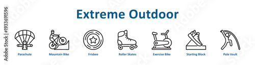 -Extreme Outdoor icon banner and collection
