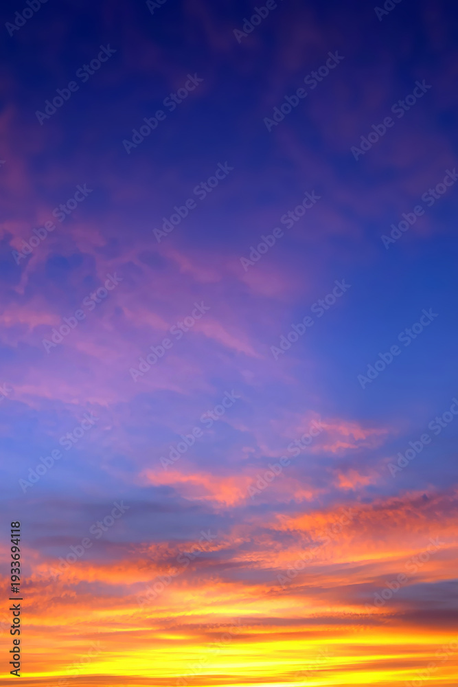 Fototapeta premium Evening Sky Background