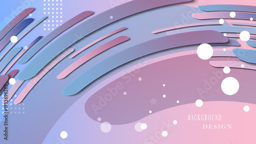 Abstract colorful gradient background with color geometric figures