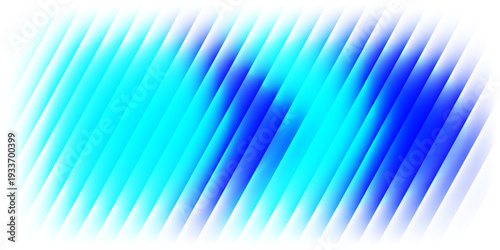 Abstract vertical blue light bar pattern background with glowing cyan center, creating a vibrant digital sound wave or equalizer effect, isolated on