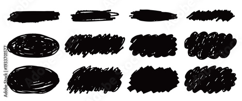 フリーハンドペンの塗りつぶし枠素材