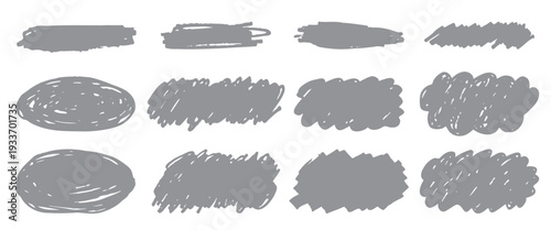 手描きペンの塗りつぶしフレーム素材