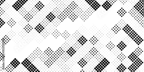 Halftone dotted background. Halftone effect pattern. Circle dots isolated on the white background.