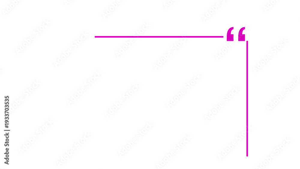 Obraz premium Blank quotes background for Highlighting Inspirational Text and Powerful Statements. Quotation Marks line