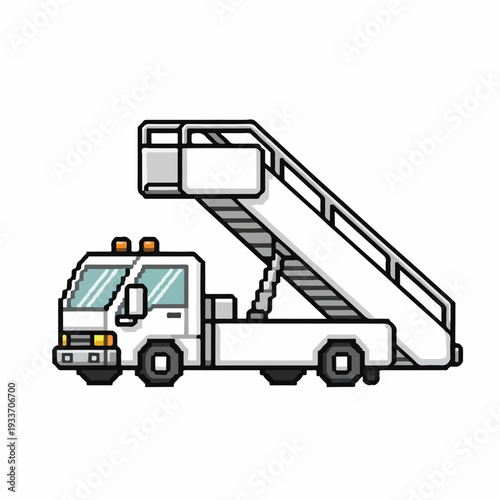 Airport Ground Support Equipment Illustration