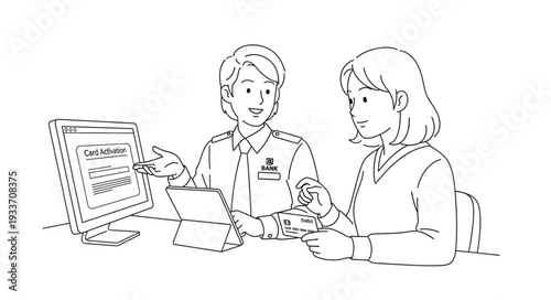 Two People Working Together Office.