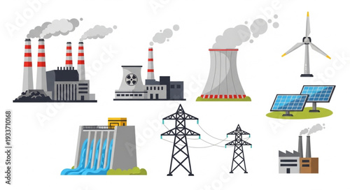 Various Types of Power Generation Plants.