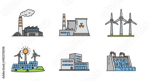 Various Industrial and Renewable Energy Sources.