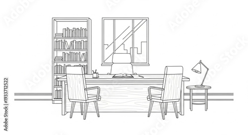 Vintage Bathroom Sink Illustration Detailed.