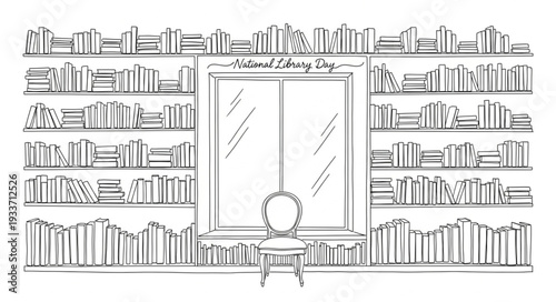 Vintage Book Illustration of Doorway.