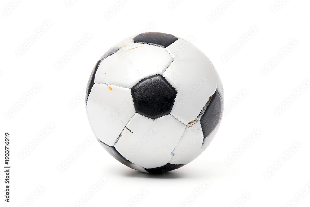 Fototapeta premium soccer ball on a white background
