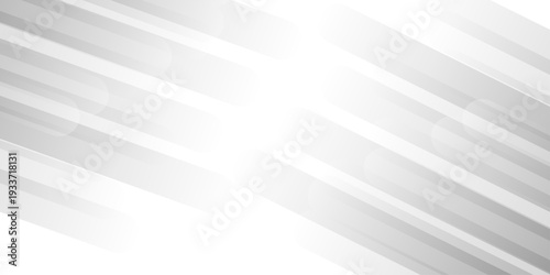 Modern Abstract white background design with layers of textured white transparent material in triangle and squares shapes. White overlap technology concept geometric line vector background.