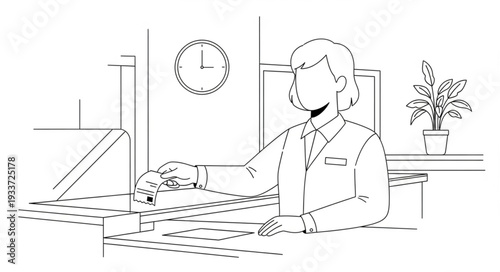 Woman Relaxing with Cat on Lap.