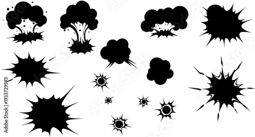 Explosion Pack: Comic Book Style Explosions, Burst, and Crash Designs