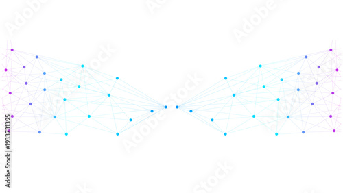 Vibrant network connections in modern technology design