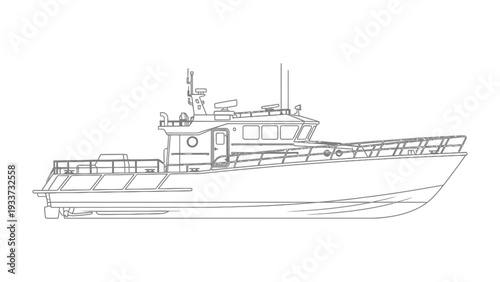Naval Vessel Blueprint: A detailed blueprint of a maritime vessel, offering a technical view of its structure and design, showcasing the precision of naval architecture.