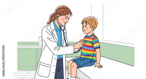 Doctor Examining Young Male Patient.