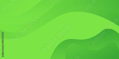 Abstract liquid background with green gradient. Dynamic shape composition. eps10 vector