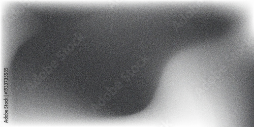 Dotted grain gradient texture. Black stippled noise background. Rough grunge sand dots backdrop. Gritty distressed speckles and particles overlay for poster, banner. Abstract grit wallpaper. Vector