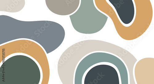 Abstract pastel terrazzo pattern background, featuring scattered irregular colorful shapes. Modern stylish decorative surface for contemporary graphic design, wallpaper, and textile prints