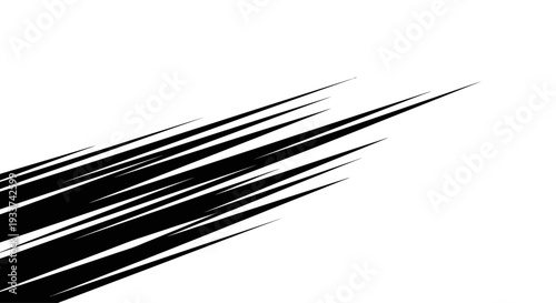 Speed Lines Abstract Background, Fast Motion Effect, Dynamic Streaks