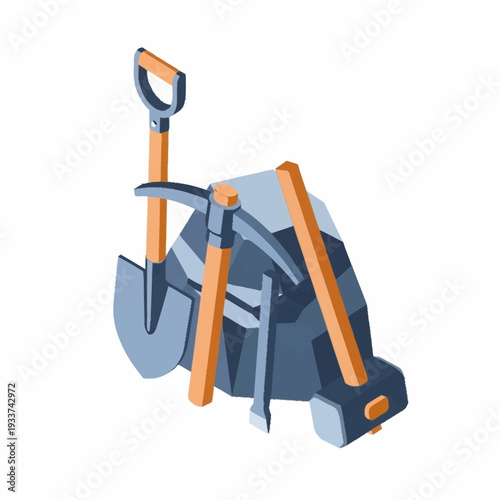 Gardening Tools and Equipment in a Backpack.