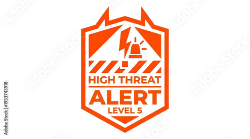Significant warning emblem indicating an elevated risk level and urgent attention