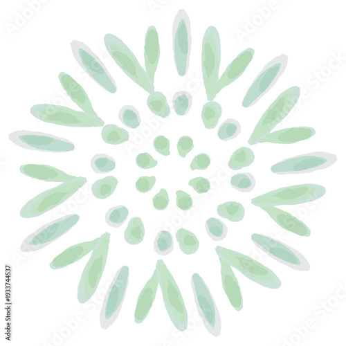 夜空に開く打ち上げ花火の水彩イラスト 幼稚園・保育園向け8月のやさしい挿絵シリーズ