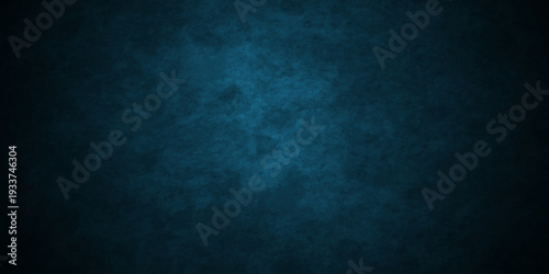 Dark Blue wall grunge backdrop texture, watercolor painted mottled blue background, bright ink watercolor textures black paper background.