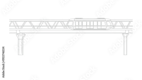 Engineering marvel and structure and support: A minimalist illustration of a bridge's structural design, a testament to engineering precision and architectural elegance, where form meets function.
