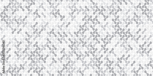 seamless pattern metal grid meatball wall decoration with chains circle wallpaper. white and gray paper ornament cover, page, banner template design.