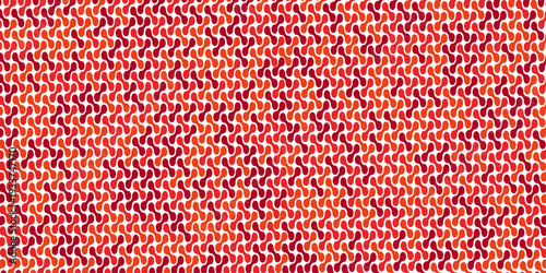 seamless pattern metal grid meatball wall decoration with chains circle wallpaper red paper ornament cover page banner template design.