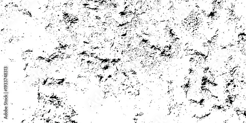 Grunge vintage white and black vector wall distressed dirty noise rust cracked pain background. messy dusty chalk splat dirt rusty noise overlay concrete wall texture background.