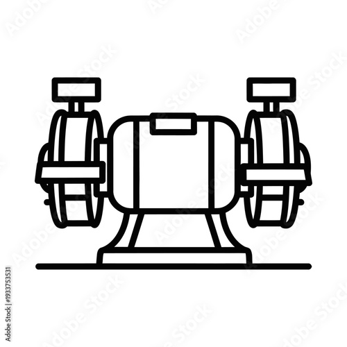 High-quality vector illustration of a sleek ergonomic office chair, perfect for workspace design and business presentations.