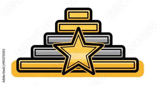 Golden Star Award on Tiered Podium.