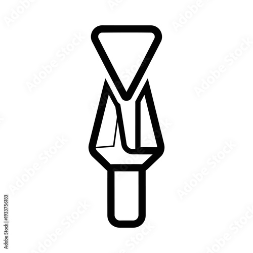 Clean and modern vector illustration of a car air vent icon, perfect for automotive design, apps, and user interfaces.